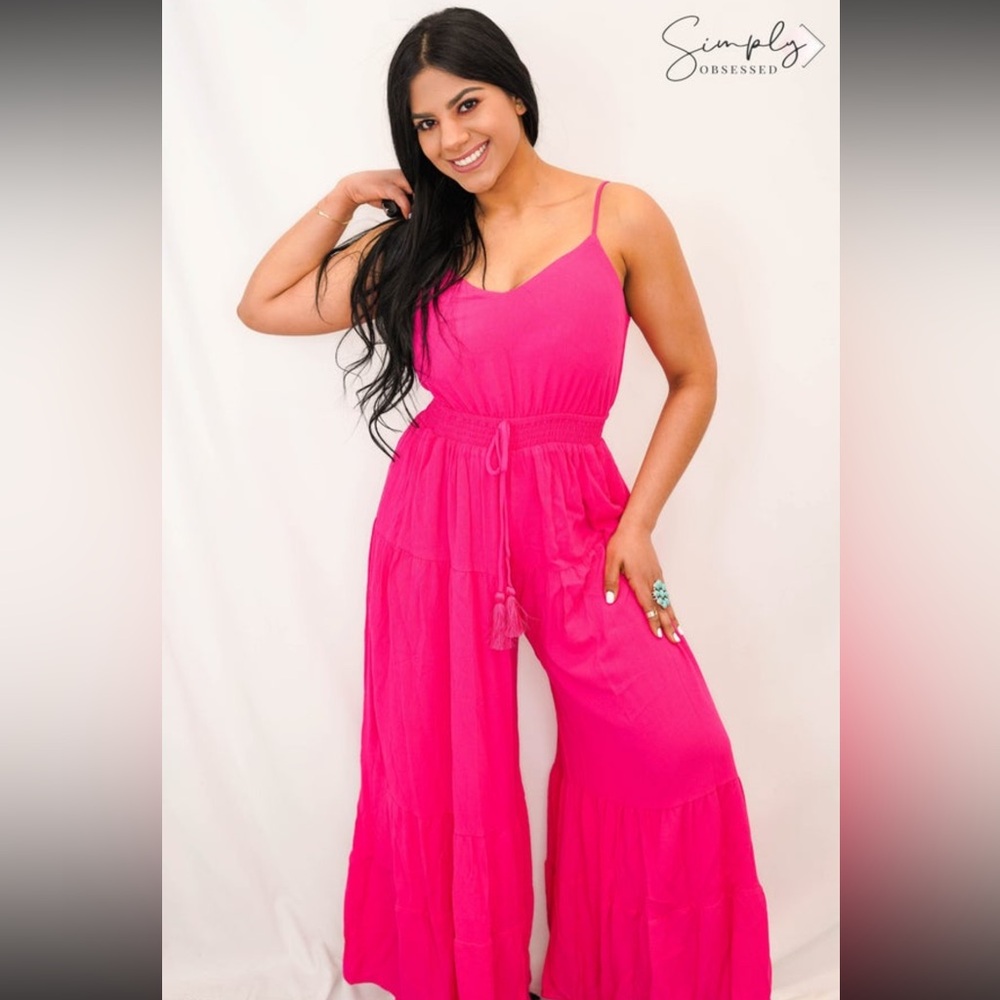 DAVI & DANI Ruffle Jumpsuit